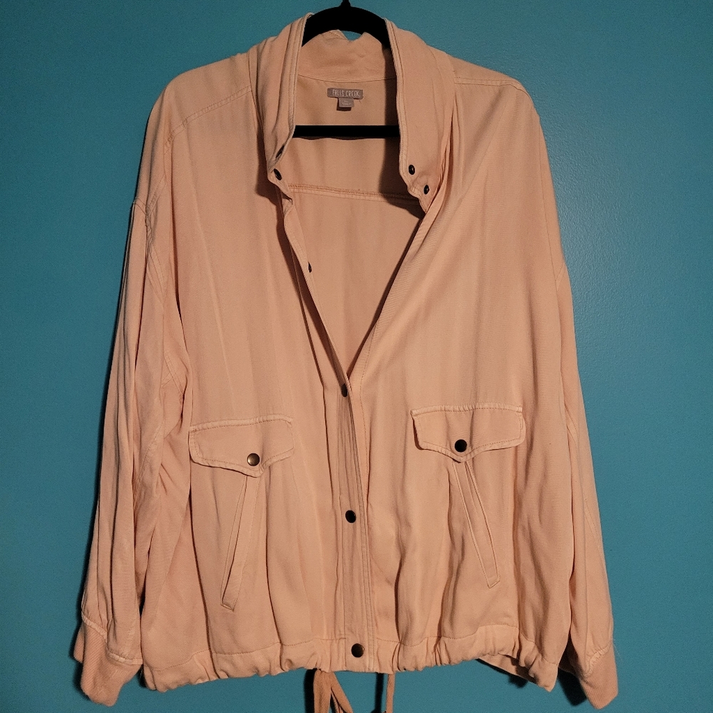 3x Falls Creek pink button jacket